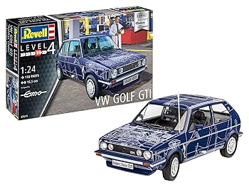 1/24 ノベルティ　フォルクスワーゲン　ゴルフ　マーク5 1KB ドイツ車 黒 Amazon | ドイツレベル 1/24 VW ゴルフ GTI ビルダーズチョイス